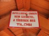 Intelligens ember nem szemetel Csorgókő vízesés Székelyvarság