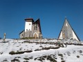 Téli köntösben Ökumenikus kápolna Bekecs-tető