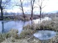 A déli rész Csíkszentsimon régi Olt folyó holtág tanösvény