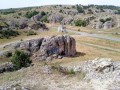 Feliratos szikla Dobrudzsa szoros kilátópont