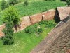 Az erődítmény falai Baráthely Pretau Pretai