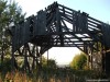 Ami az épületből megmaradt Kovászna Kommandó sikló siklópálya erdei vasút