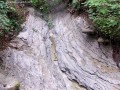 A kanyon alsó bejárata Rava patak homokkő gömbkő homokkövek gömbkövek