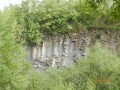 Oszlopok Olthévíz bazalt mikro-kanyon