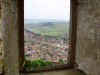 Kilátás a vár kápolnájából Kőhalom