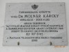 Molnár Károly emléktábla Csíkbánkfalva erődített katolikus templom